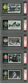 1971 Topps Greatest Moments PSA-Graded Collection (5 Different) 